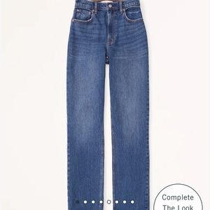 Abercrombie 90s ultra high rise straight Jean